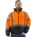 Hi-Viz Waterproof Jacket with Quilted Liner